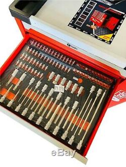 Chariot Outil Cabinet Avec 419 Outils Atelier Acier Toolbox D'outils Rrp1350