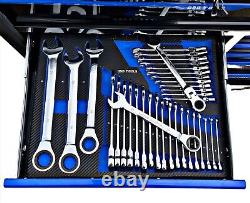 Chariot à outils à tiroirs Jumbo avec 10 tiroirs pleins d'outils et de rangements Chariot à outils à tiroirs Jumbo avec 10 tiroirs pleins d'outils et de rangements