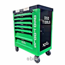 Chariot à tiroirs avec outils, armoire de rangement en acier pour atelier, coffre à outils.