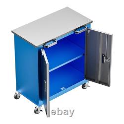 Chariot d'atelier robuste avec tiroir et portes pour garage UK