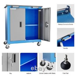 Chariot d'atelier robuste avec tiroir et portes pour garage UK