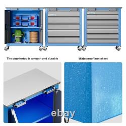 Chariot d'atelier robuste avec tiroir et portes pour garage UK