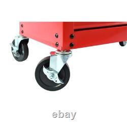 Chariot de coffre à outils Hilka 19 tiroirs boîte de rangement en métal rouge pour garage