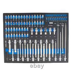 Chariot de rangement à outils avec 7 tiroirs, outils premium, verrouillable et mobile