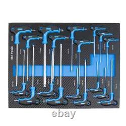 Chariot de rangement à outils avec 7 tiroirs, outils premium, verrouillable et mobile