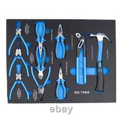 Chariot de rangement à outils avec 7 tiroirs, outils premium, verrouillable et mobile Chariot de rangement à outils avec 7 tiroirs, outils premium, verrouillable et mobile