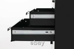 Coffre À Outils Roulants 20-in 5-drawer Cabinet Combo Avec Riser Box Storage Workshop