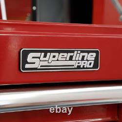 Coffre Sealey 10 Tiroirs avec Glissières à Roulements à Billes Rouge Réf. AP5210T