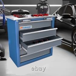 Coffre à outils 5 tiroirs, armoire à outils sur roues avec système de verrouillage à clé et tiroir Coffre à outils 5 tiroirs, armoire à outils sur roues avec système de verrouillage à clé et tiroir