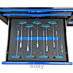 Coffre à outils DSD Tools 12 tiroirs avec outils vert/noir