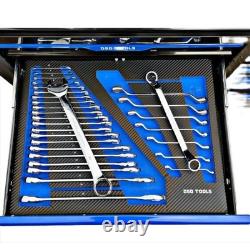 Coffre à outils DSD Tools 12 tiroirs avec outils vert/noir