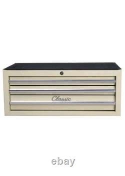Coffre à outils Hilka classique crème beige boîte de rangement pour outils unité de cabinet
