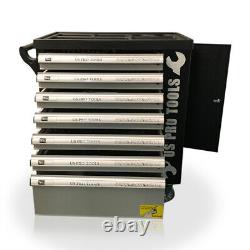 Coffre à outils Pro US 474 avec plateaux à outils, armoire à roulettes à 7 tiroirs, 250 pièces