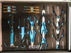 Coffre à outils Pro US 474 avec plateaux à outils, armoire à roulettes à 7 tiroirs, 250 pièces