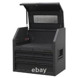Coffre à outils Sealey, armoire de rangement, topchest 4 tiroirs 660 mm avec tiroirs à fermeture douce