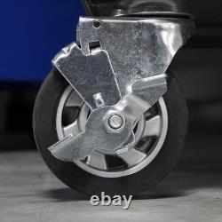 Coffre à outils Sealey noir, armoire à roulettes, 7 tiroirs avec glissières à roulements à billes