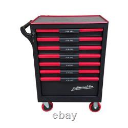 Coffre à outils US Pro avec plateaux à outils, armoire à roulettes à 7 tiroirs, 250 pièces