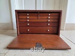 Coffre à outils Union à 7 tiroirs pour ingénieurs avec verrou et clé