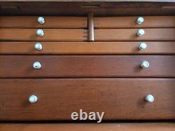 Coffre à outils Union à 7 tiroirs pour ingénieurs avec verrou et clé