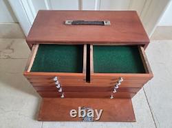 Coffre à outils Union à 7 tiroirs pour ingénieurs avec verrou et clé