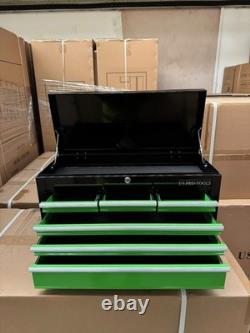 Coffre à outils Us Pro Tools Green Black Mechanics avec 6 tiroirs