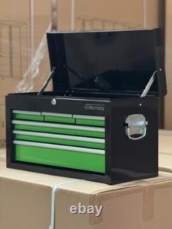 Coffre à outils Us Pro Tools Green Black Mechanics avec 6 tiroirs
