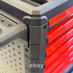 Coffre à outils Widmann avec bacs à outils, armoire à roulettes à 7 tiroirs