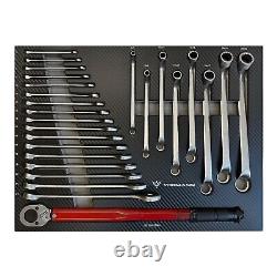 Coffre à outils Widmann avec bacs à outils, armoire à roulettes à 7 tiroirs