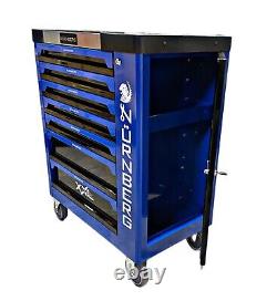 Coffre à outils à 7 tiroirs et cabinet à roulettes vide