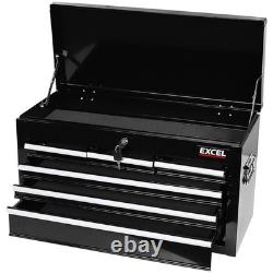 Coffre à outils à 8 tiroirs, armoire de rangement pour mécaniciens, empilable, rouge ou noir