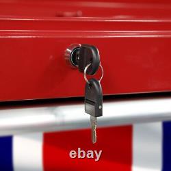 Coffre à outils à roulettes Sealey avec graphismes Union Jack et 7 tiroirs