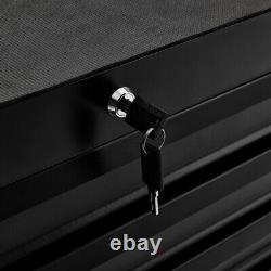 Coffre à outils à roulettes avec 7 tiroirs et glissières à billes Coffre à outils à roulettes avec 7 tiroirs et glissières à billes