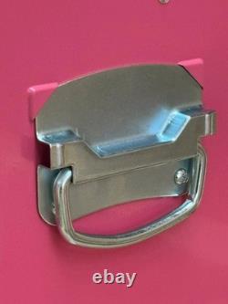 Coffre à outils à roulettes en acier 16 tiroirs rose 3 pièces Us Pro Tools