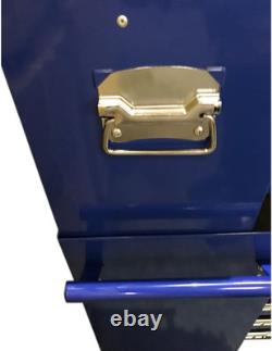 Coffre à outils à roulettes en acier Mechanics à 13 tiroirs (bleu)