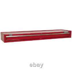 Coffre à outils à tiroir RED de 1665 x 440 x 170mm, verrouillable, unité de rangement pour boîte à outils de taille moyenne