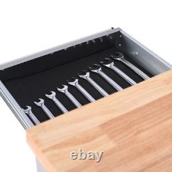 Coffre à outils de banc de travail en acier inoxydable 55 pouces (10 tiroirs) Coffre à outils de banc de travail en acier inoxydable 55 pouces (10 tiroirs)