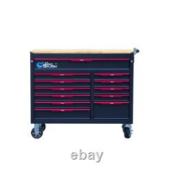 Coffre à outils en aluminium avec roulettes et tiroirs, kit d'outils 351 pièces CR-V