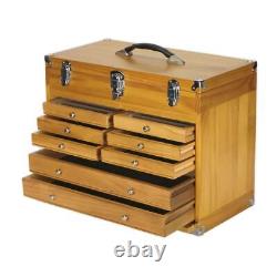 Coffre à outils en bois Sealey AP1608W avec 8 tiroirs, armoire de rangement robuste pour machiniste