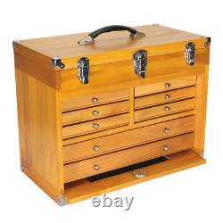 Coffre à outils en bois Sealey avec 8 tiroirs, armoire de rangement pour machiniste, modèle AP1608W.