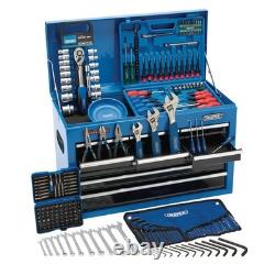 Coffre à outils en haut à 9 tiroirs avec 216 pièces, ensemble de rangement robuste, cabinet pro