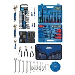 Coffre à outils en haut à 9 tiroirs avec 216 pièces, ensemble de rangement robuste, cabinet pro