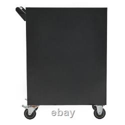 Coffre à outils mobile à roulettes avec 7 tiroirs, chariot à outils, armoire de rangement pour mécaniciens
