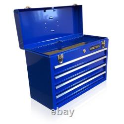 Coffre à outils mobile en acier bleu Pro Tools 44 US, armoire de rangement à 4 tiroirs