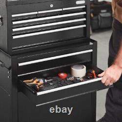 Coffre à outils professionnel de grande taille pour garage, armoire de rangement mobile avec tiroir verrouillable