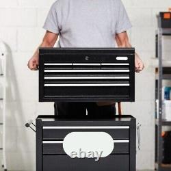 Coffre à outils professionnel de grande taille pour garage, armoire de rangement mobile avec tiroir verrouillable
