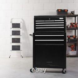Coffre à outils professionnel de grande taille pour garage, armoire de rangement mobile avec tiroir verrouillable
