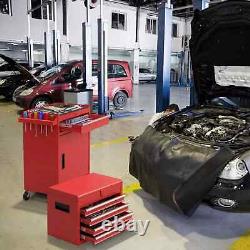 Coffre à outils roulant à 5 tiroirs, grande capacité de stockage, armoire de stationnement verrouillable sur roulettes