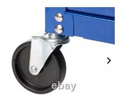 Coffre à outils roulant à 6 tiroirs 3-en-1 avec roulettes et armoire de rangement robuste