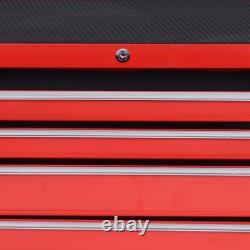 Coffre à outils roulant à 7 tiroirs sur roues, armoire à outils verrouillable avec poignée latérale, M