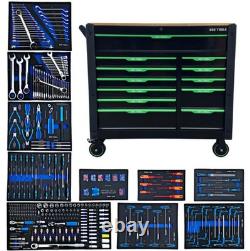 Coffre à outils sur roulettes DSD ToolS 12 tiroirs avec 10 tiroirs d'outils